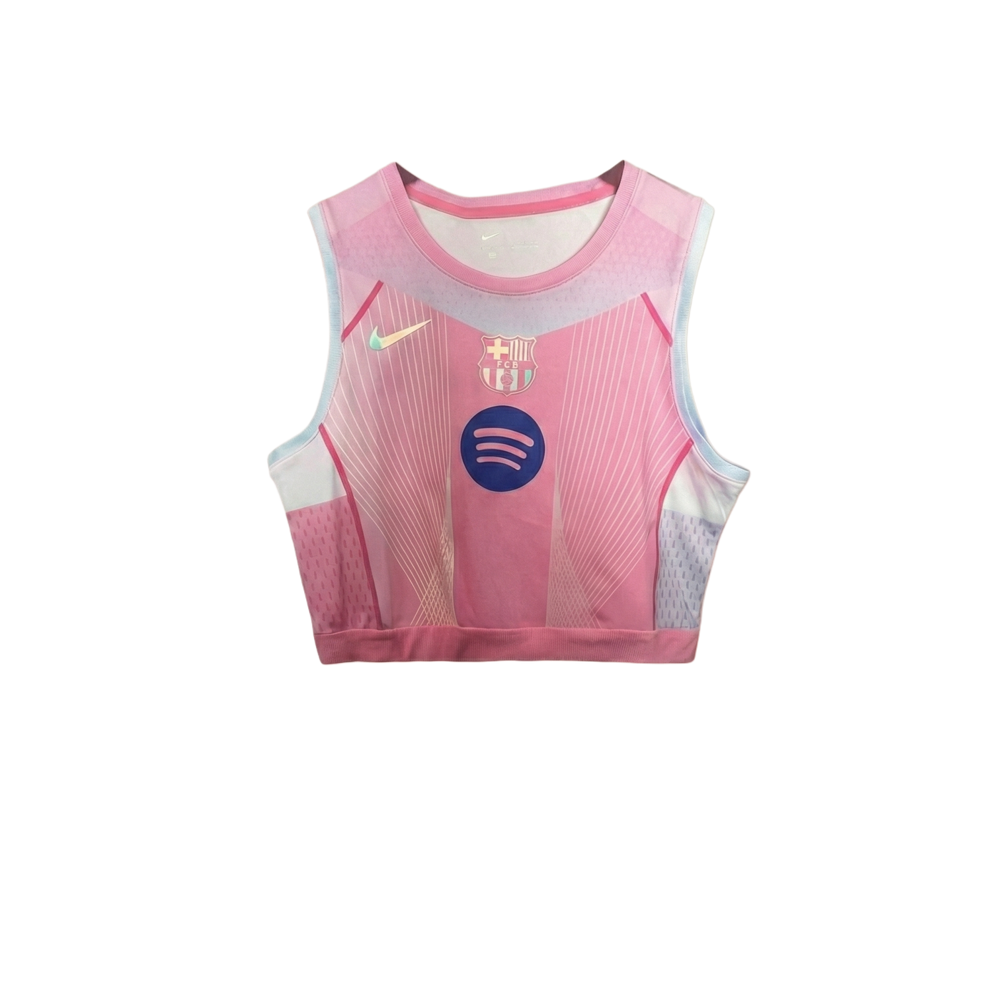 CropJersey Barcelona Pink